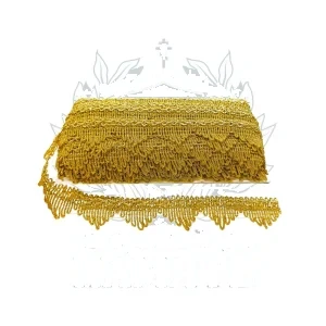 Тесьма Пирамида 1355, 3.7 см. (серебро, золото)