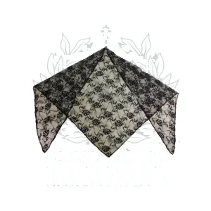 Косынка черная (155х73см)