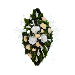 Венок ритуальный в110эл-30