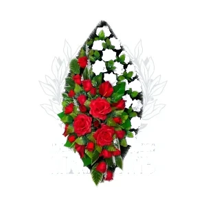 Венок ритуальный в110эл-32