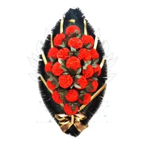 Венок ритуальный в90-7