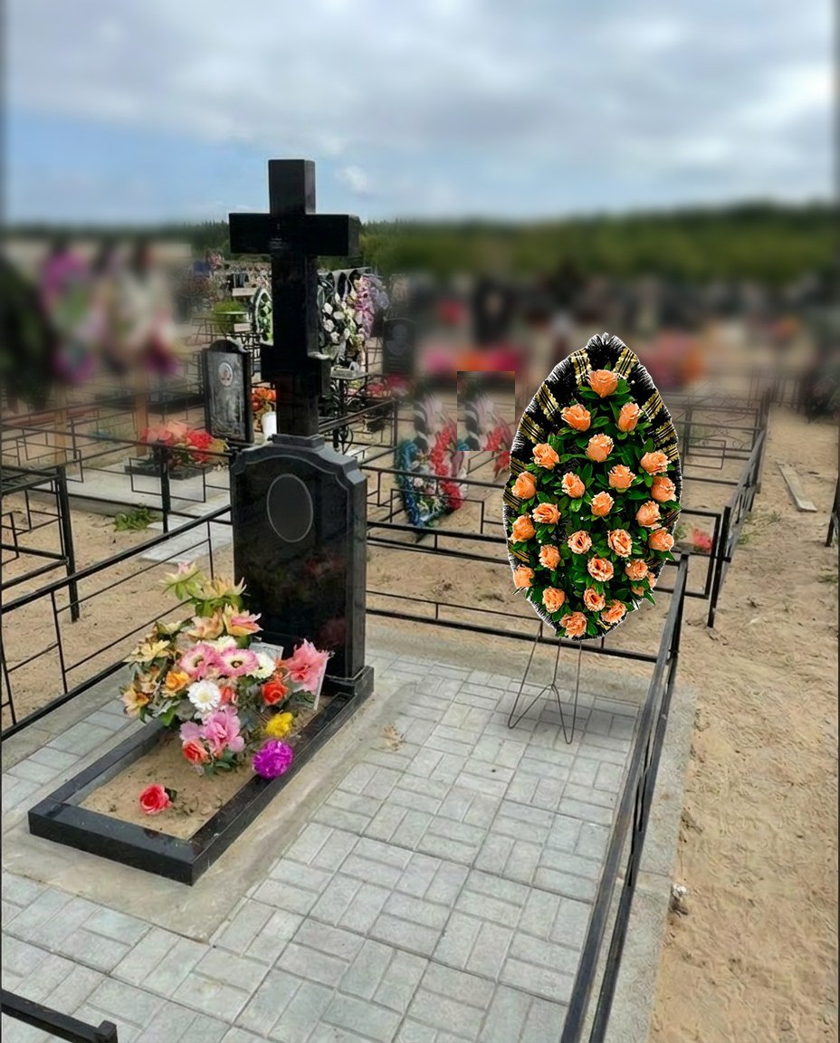 Венок на участке